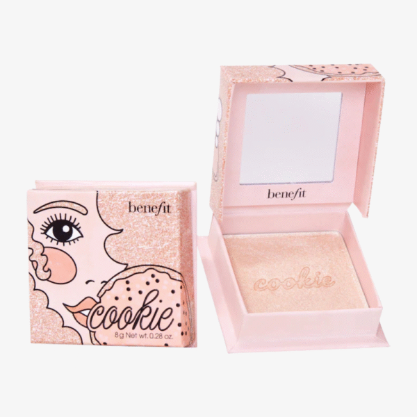 Benefit Cookie Highlighter   Pó Iluminador Golden Pearl, Brilho Sofisticado e Buildable