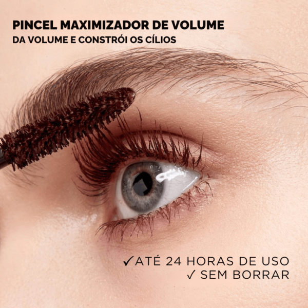 Máscara de Cílios Loreal Voluminous Original 950 Deep Burgundy - Imagem 4
