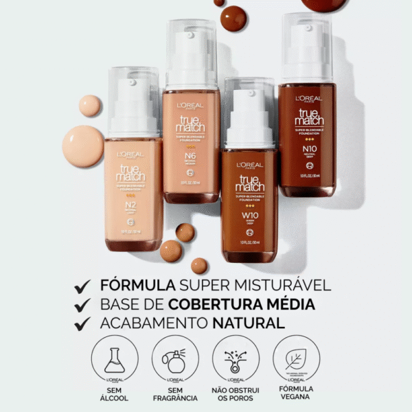 Base Loreal True Match Super-Blendable Foundation - Imagem 7