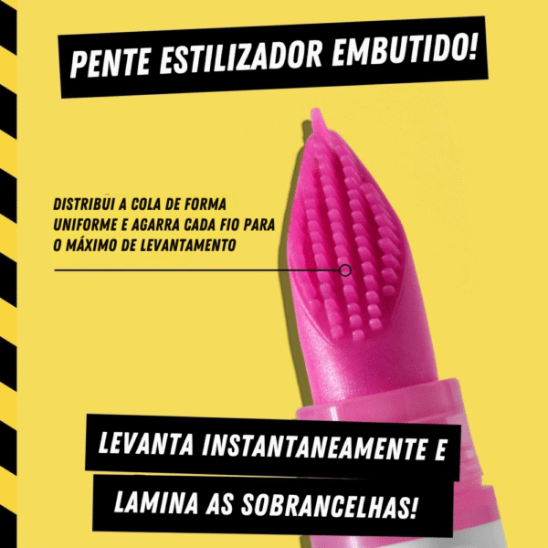 NYX Brow Glue Crazy Lift - Gel de Sobrancelha Transparente - Imagem 4