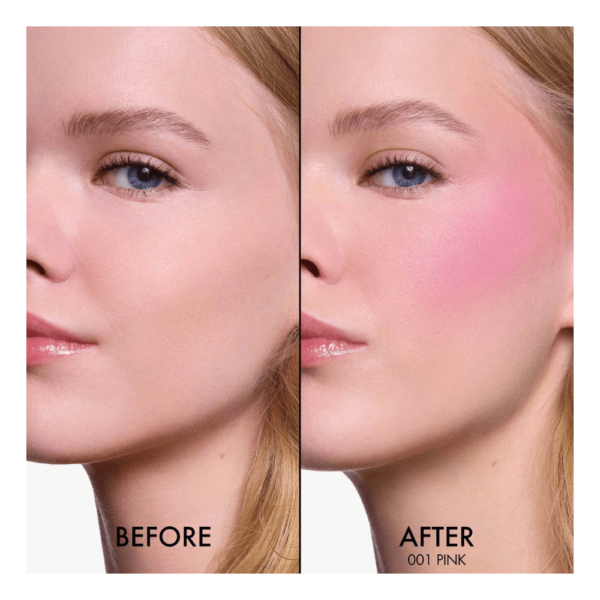 Blush DIOR Rosy Glow Backstage 001 Pink - Imagem 4