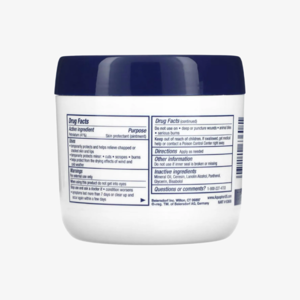 Aquaphor Healing Ointment 396g Pomada Protetora de Pele   Hidratação e Regeneração - Imagem 3