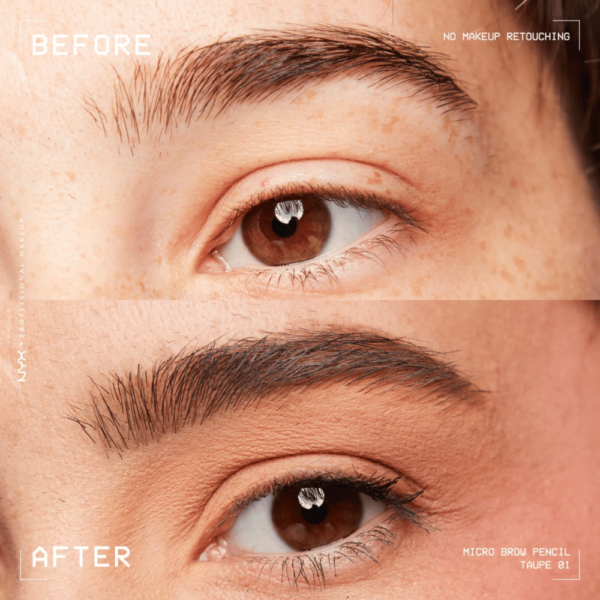 NYX Lápis de Sobrancelha Micro Brow Pencil Ultra Preciso, À Prova D Água e Longa Duração - Imagem 2