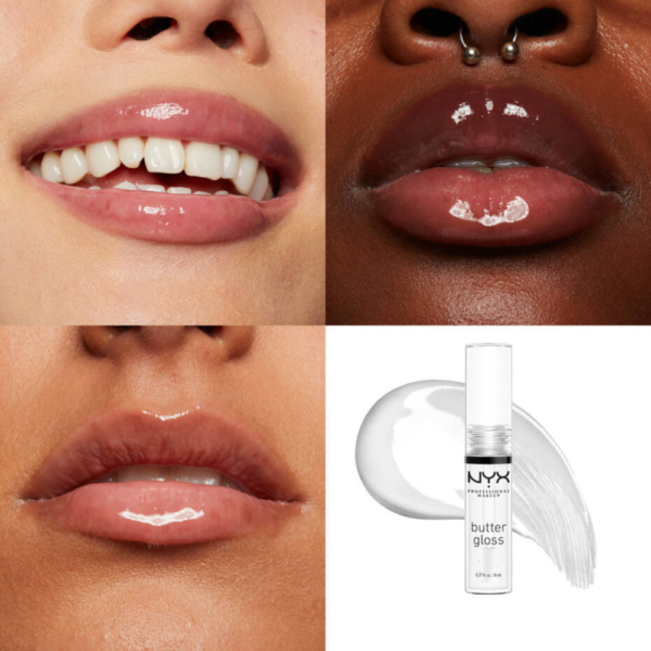 NYX Gloss Labial Butter Gloss - Brilho Intenso Não Pegajoso - Imagem 2
