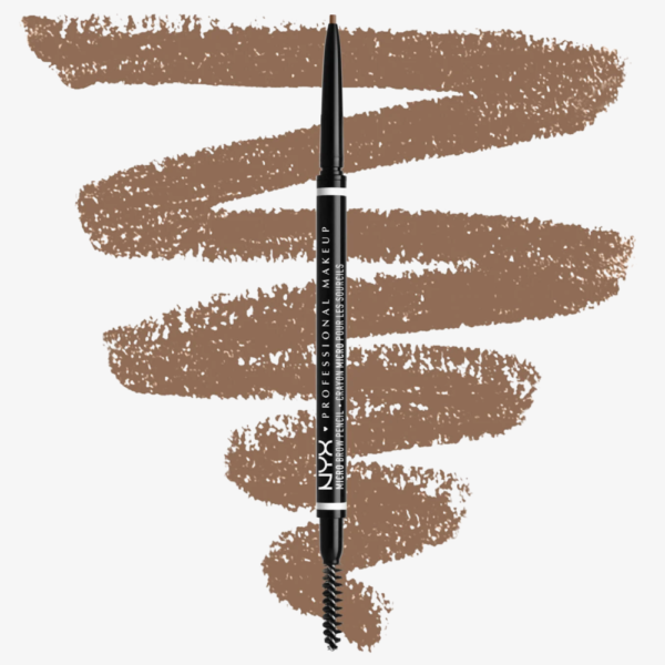 NYX Lápis de Sobrancelha Micro Brow Pencil Ultra Preciso, À Prova D Água e Longa Duração