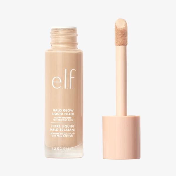 Base Iluminadora Halo Glow Liquid Filter e.l.f - Potencializador de Luminosidade com Efeito Glow Natural