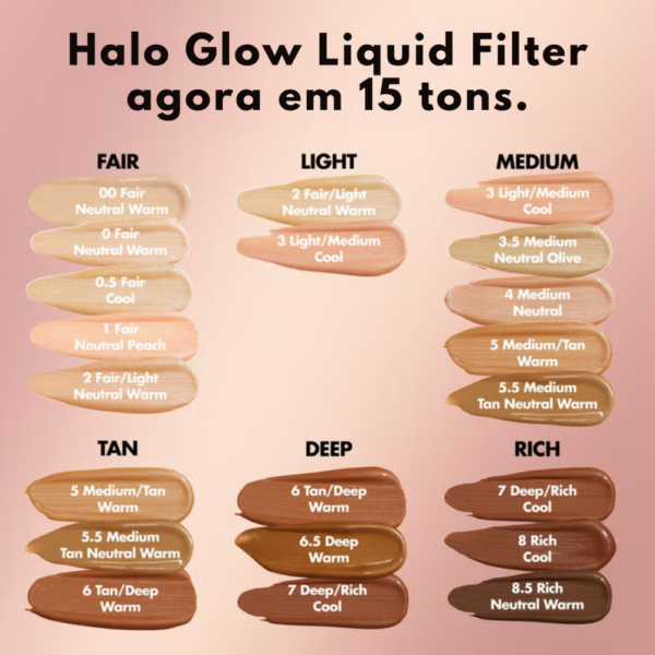 Base Iluminadora Halo Glow Liquid Filter e.l.f - Potencializador de Luminosidade com Efeito Glow Natural - Imagem 11