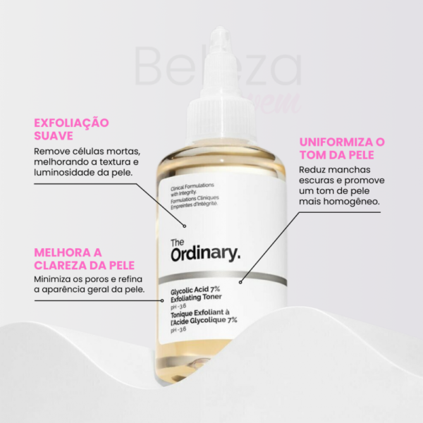 The Ordinary Glycolic Acid 7% Toning Solution 240ml Tônico Esfoliante - Imagem 3