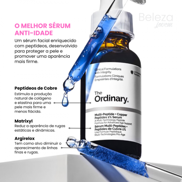 The Ordinary Multi-Peptide + Copper Peptides 1% 30ml - Rejuvenescimento com peptídeos e cobre - Imagem 2